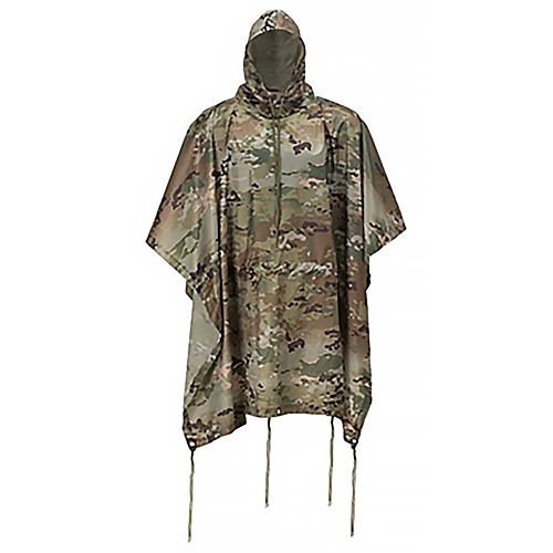 Milspec Plus Rubberized Heavy Duty Poncho: Multicam