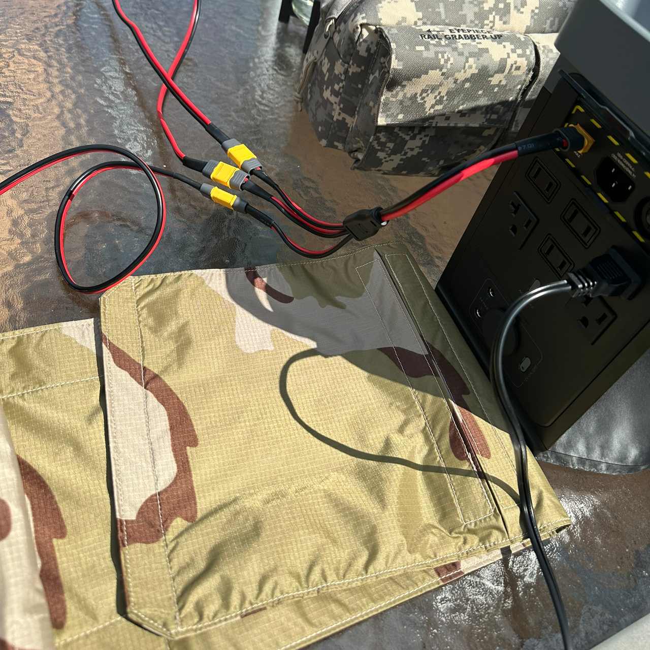 P3 60W Desert Solar Panel Charger, USGI: US Military Surplus