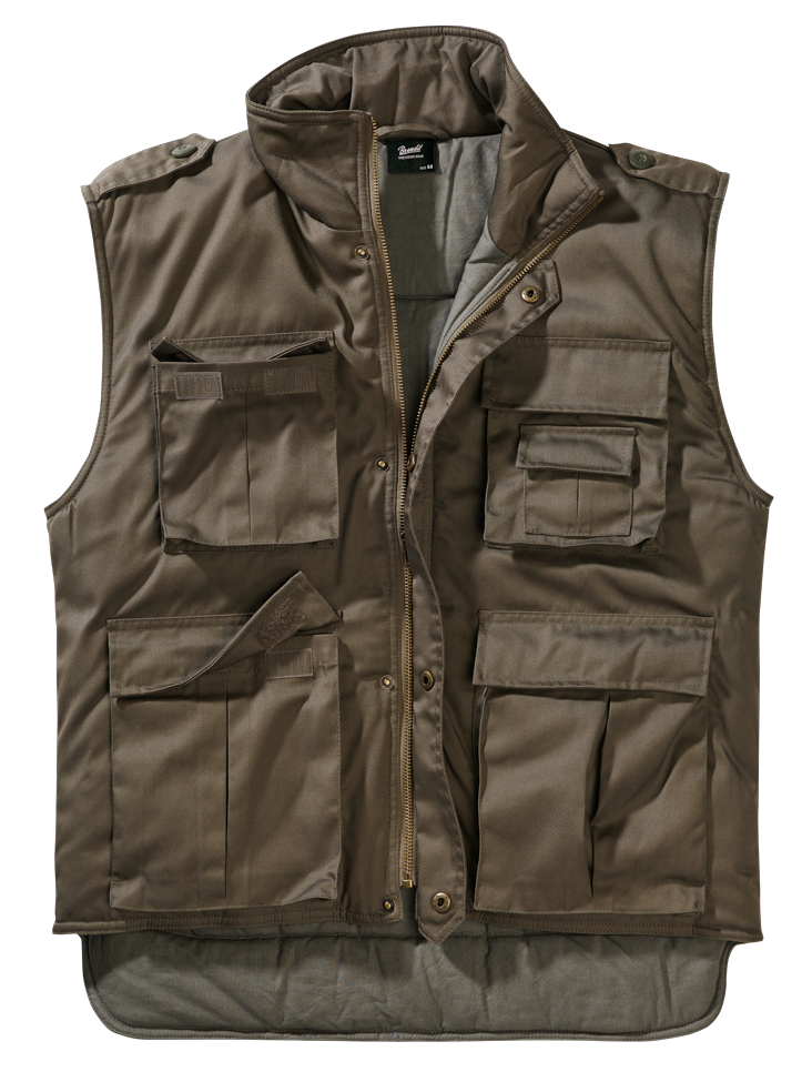 Brandit Ranger Utility Vest: Olive Drab